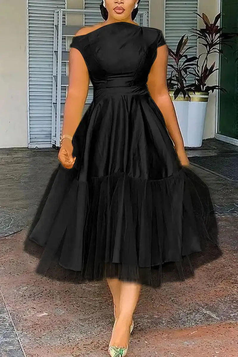 Plus size dress for cocktail parties