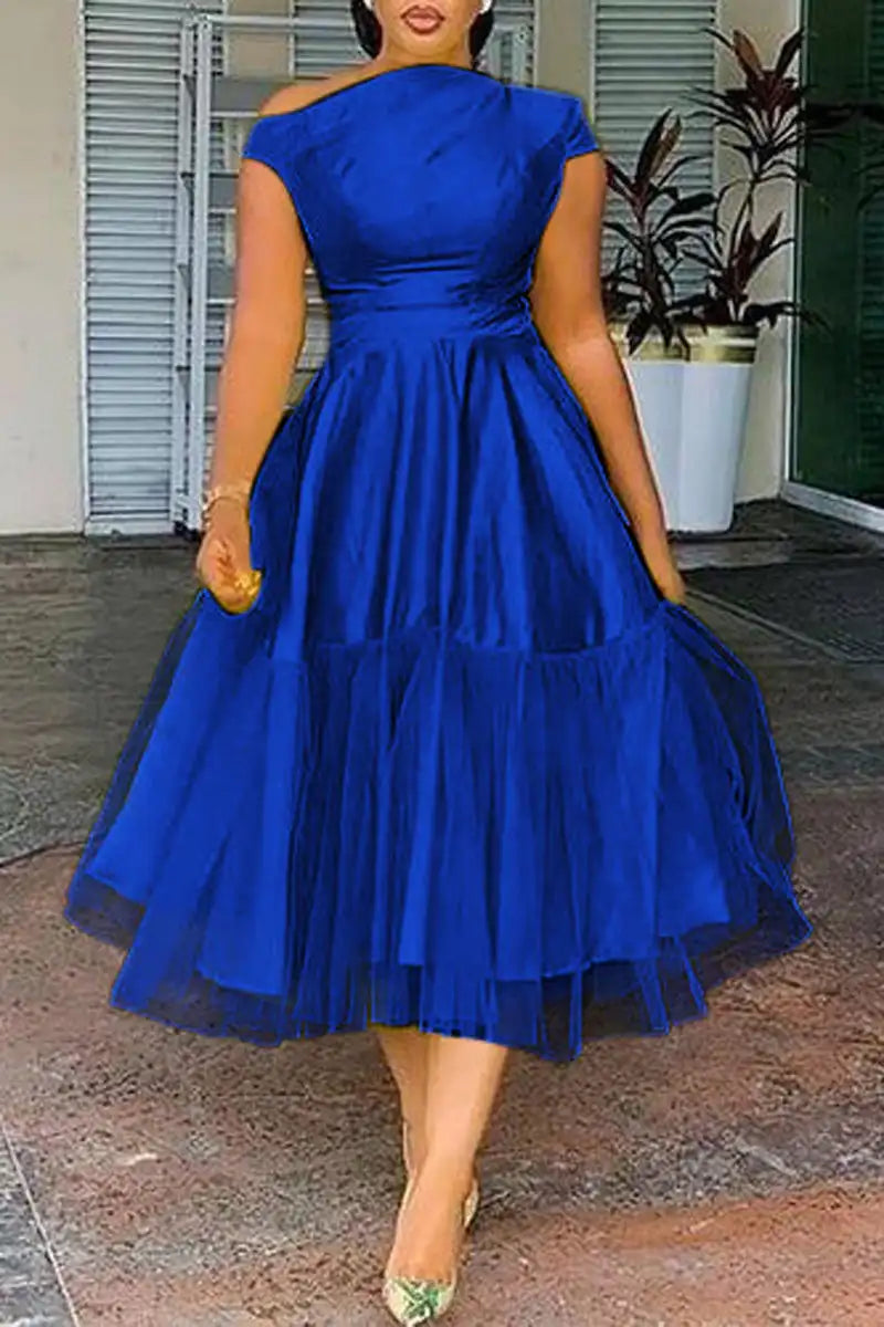 Elegant plus size party dress