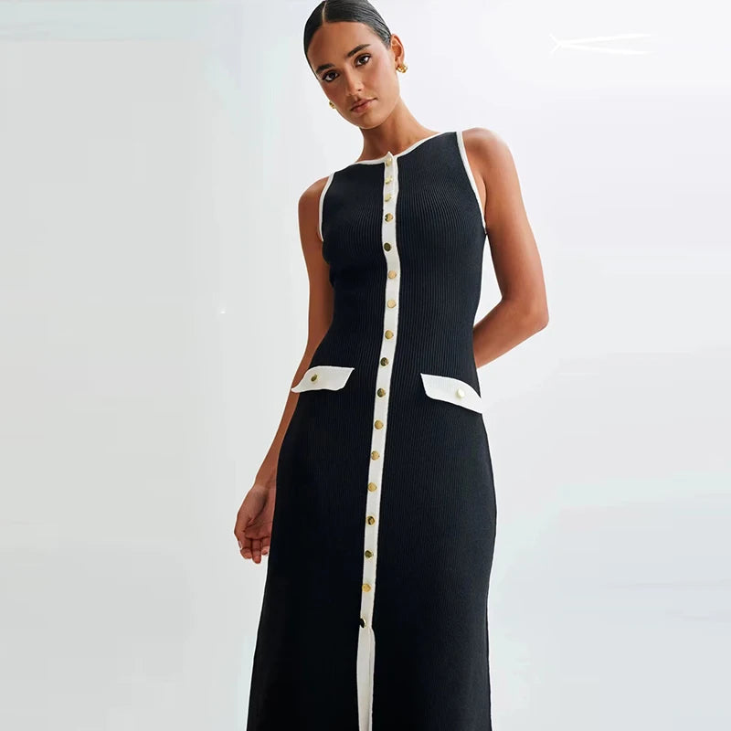 Office-ready single breasted dress