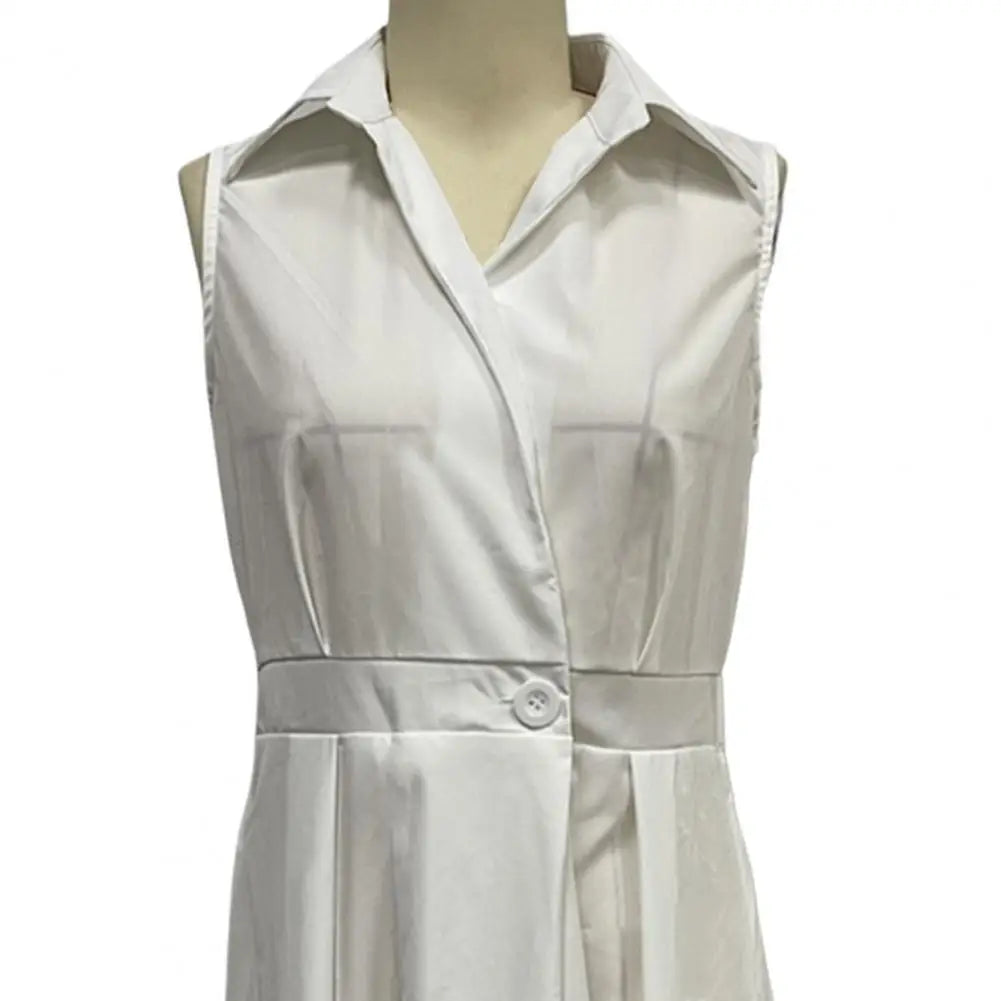 Chic High Waist Long Dress for Women