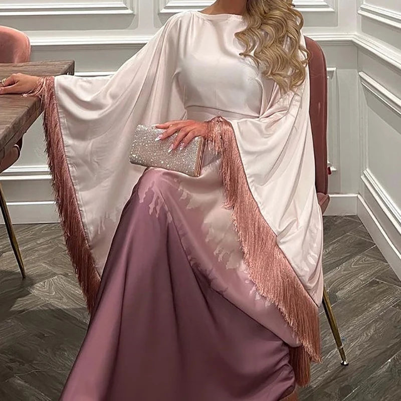 Womenโs boho style patchwork dress
