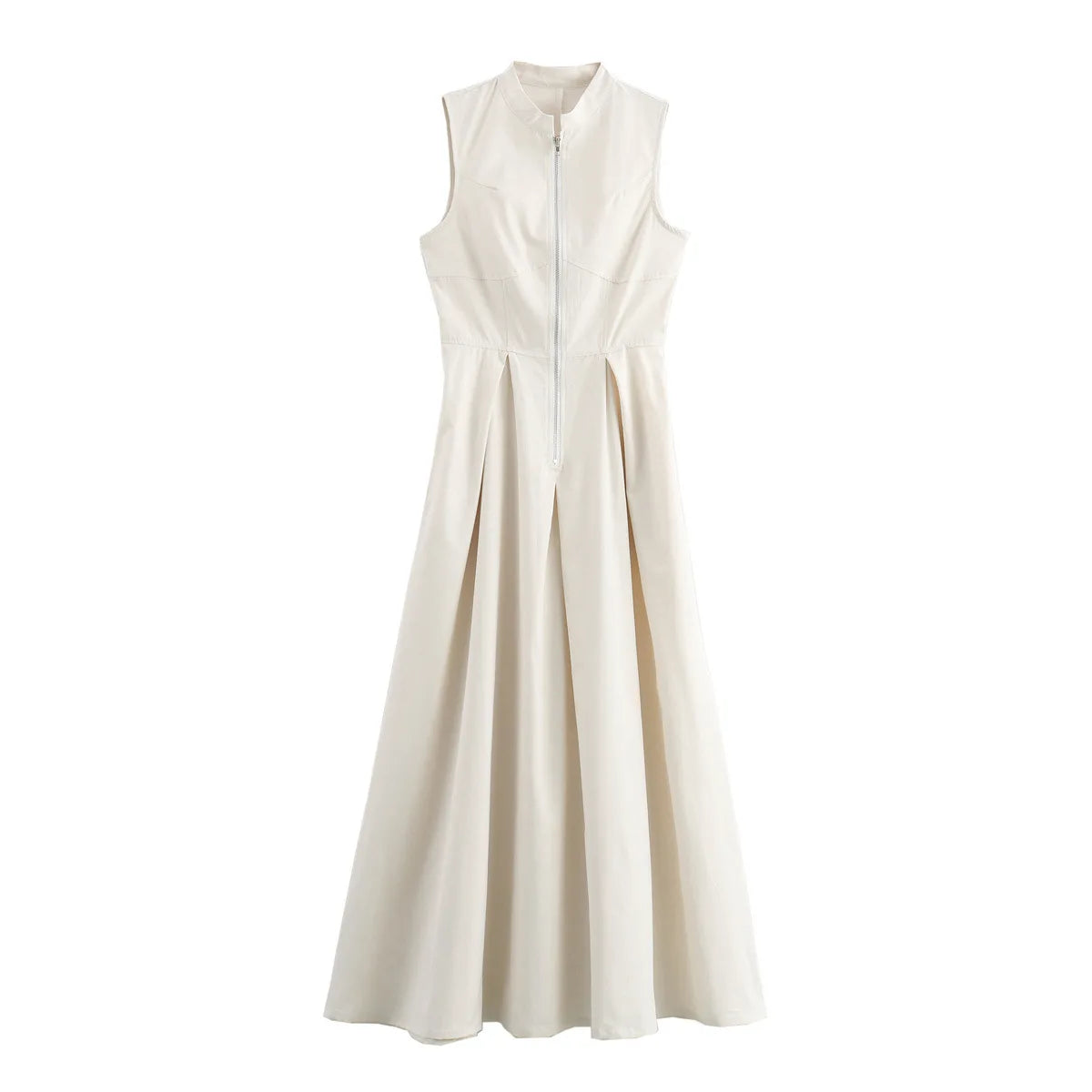 Womenโs Zipper Maxi Dress for Party