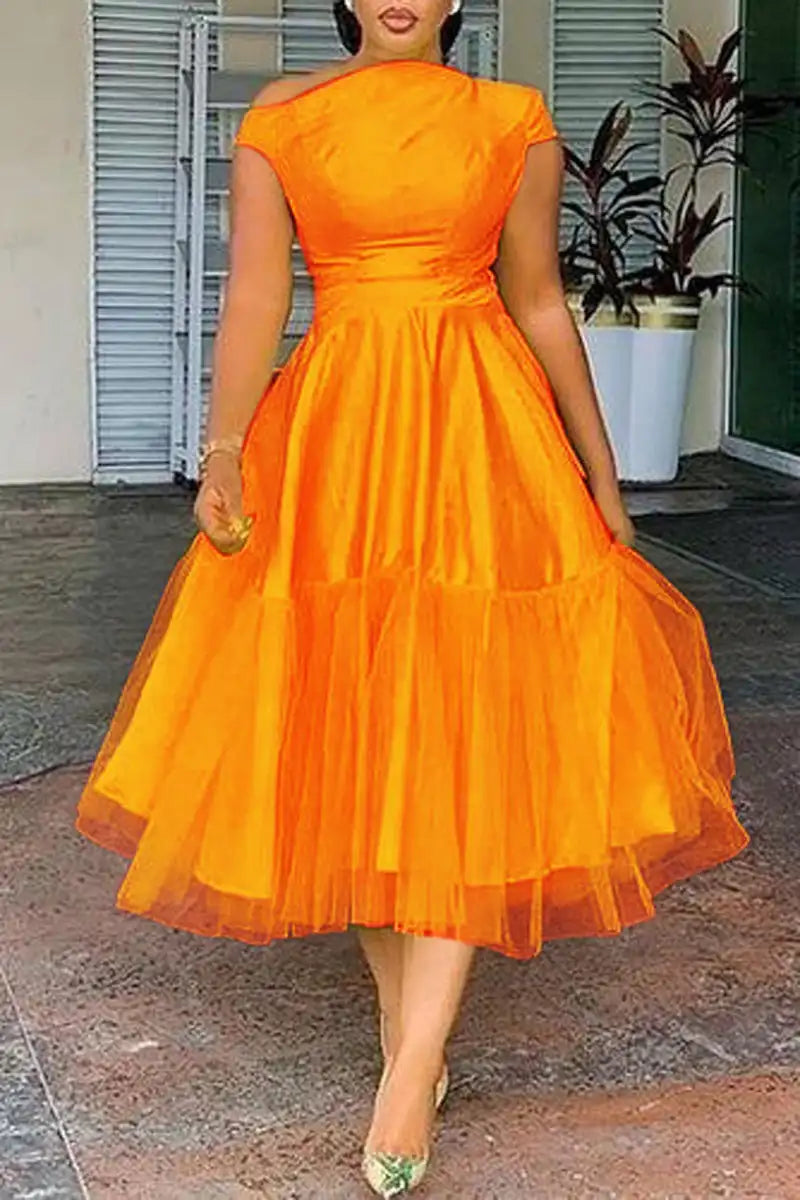 Elegant midi dress for special occasions
