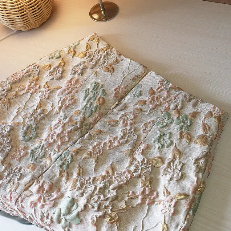 Model wearing the skirt with a fitted top for a sleek appearance