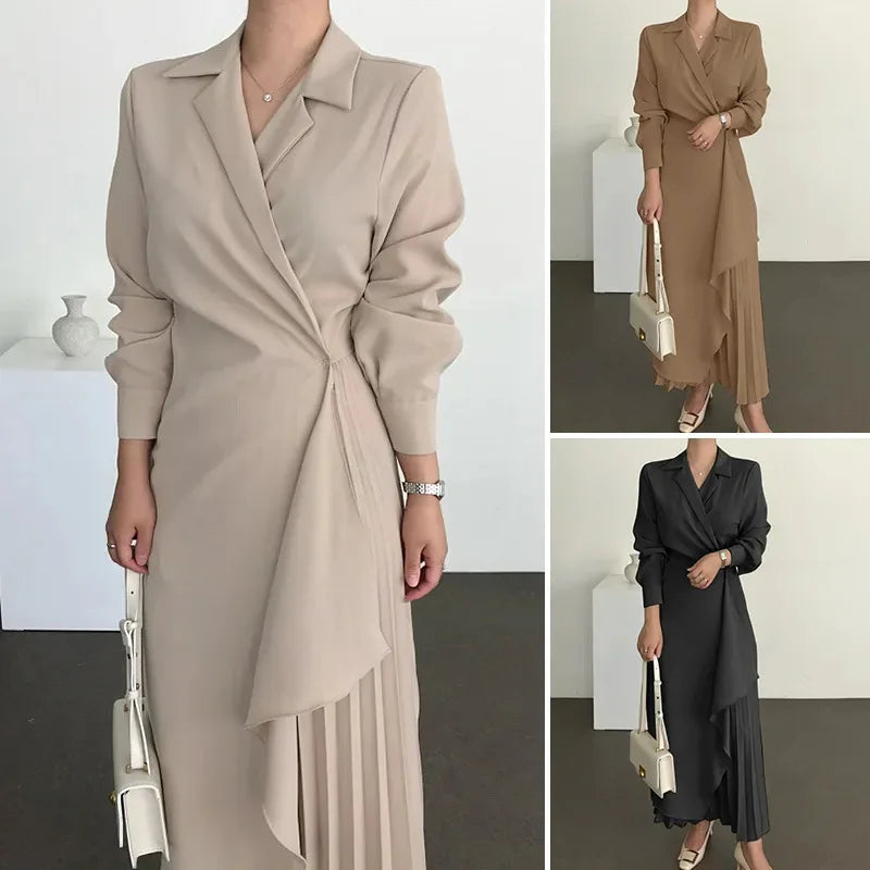 Pleated Design Elegant Shirt for Women