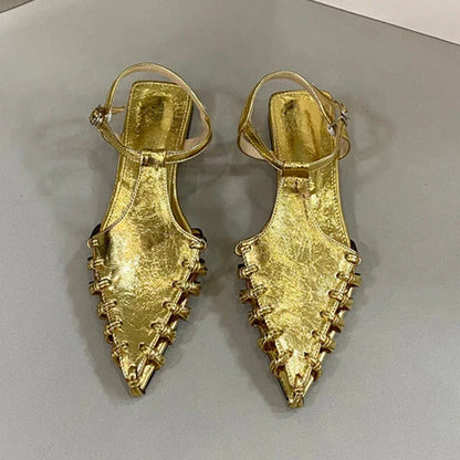 Casual Flats Pointed Toe Sandals