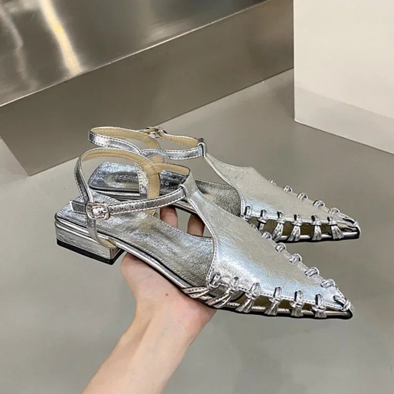 Casual Flats Pointed Toe Sandals