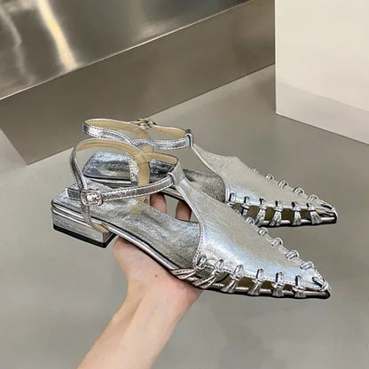 Casual Flats Pointed Toe Sandals