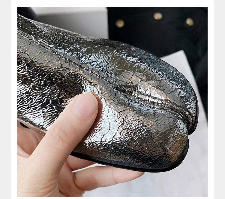 Trendy Japanese-inspired Split-Toe Loafers