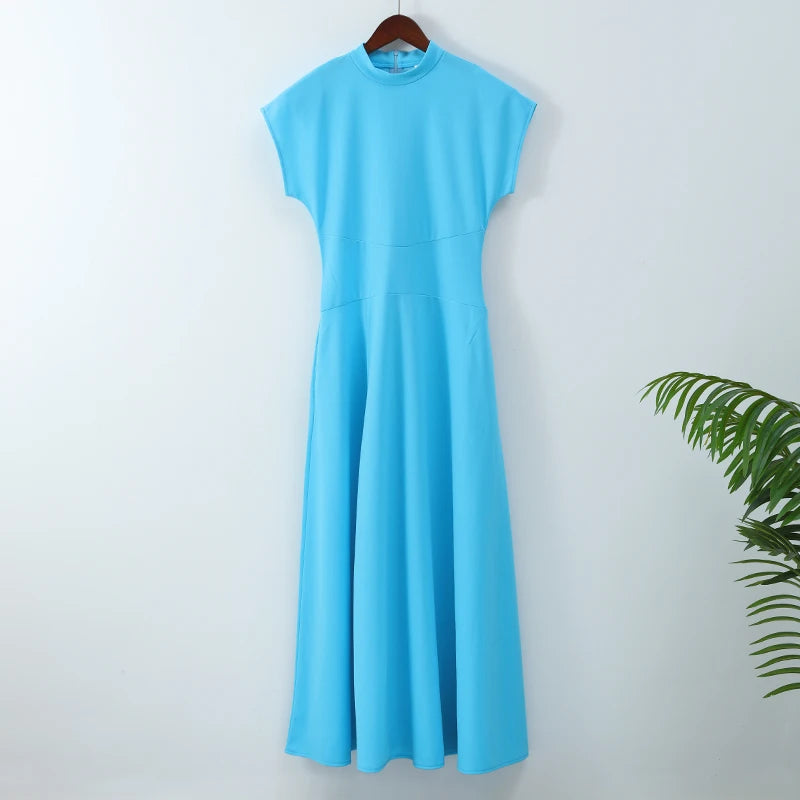 Trendy Shoulder Pad Maxi Dress for Events
