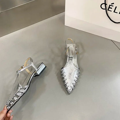 Casual Flats Pointed Toe Sandals