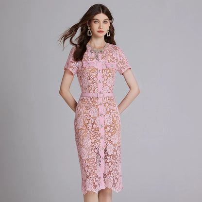 Vintage Lace Charming Party Dress