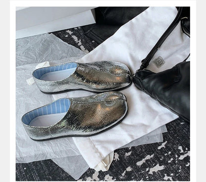 Trendy Japanese-inspired Split-Toe Loafers