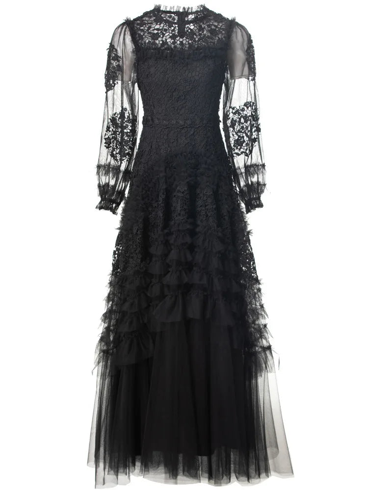 Designer Ruffles Dress