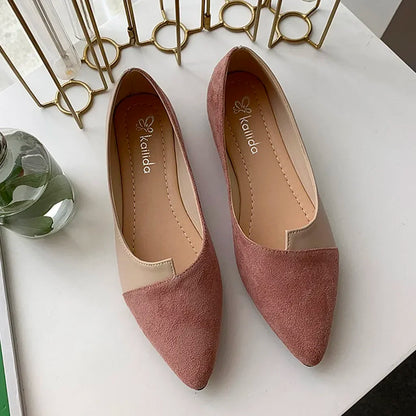 Fashion Splice Flat Shoes