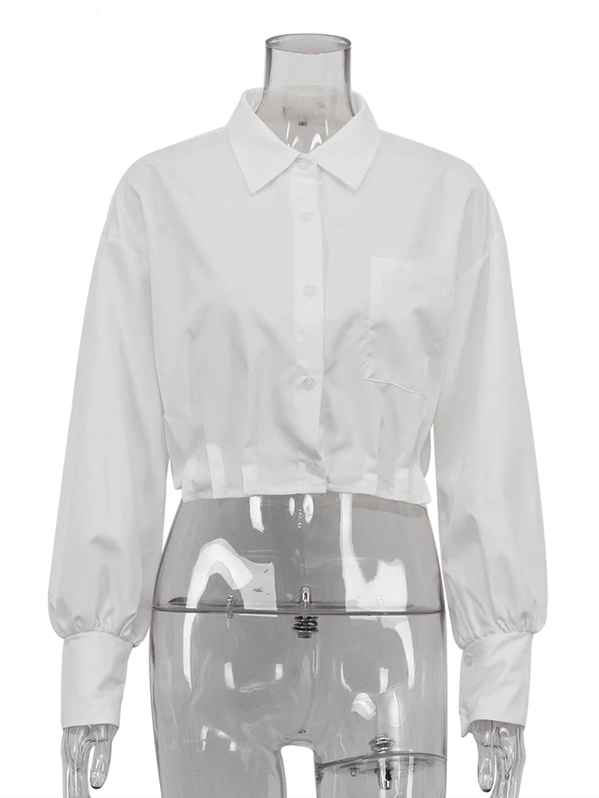 Versatile white shirt for women
