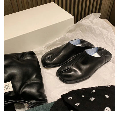 Trendy Japanese-inspired Split-Toe Loafers