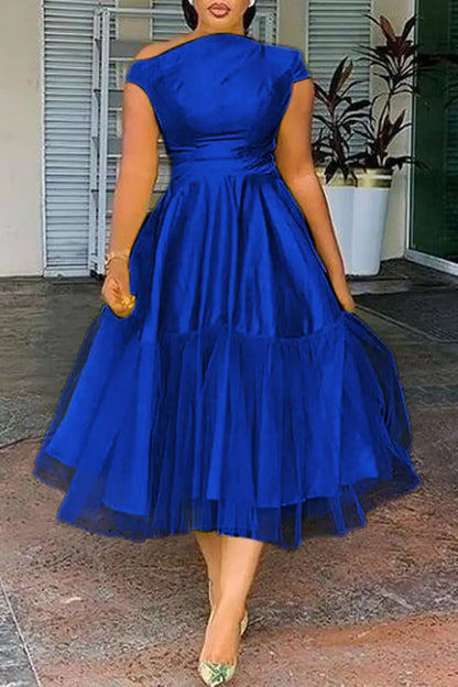 Elegant plus size party dress
