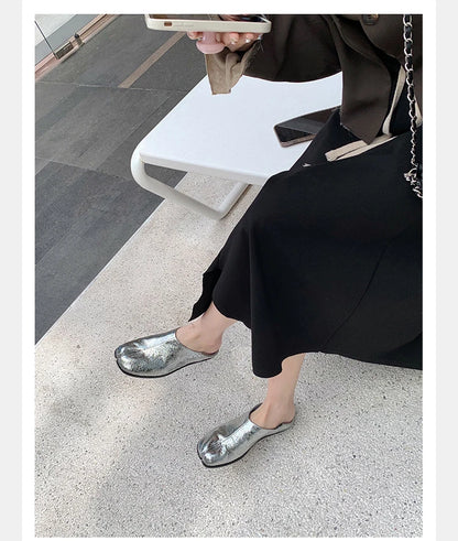 Trendy Japanese-inspired Split-Toe Loafers