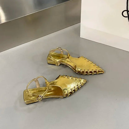 Casual Flats Pointed Toe Sandals