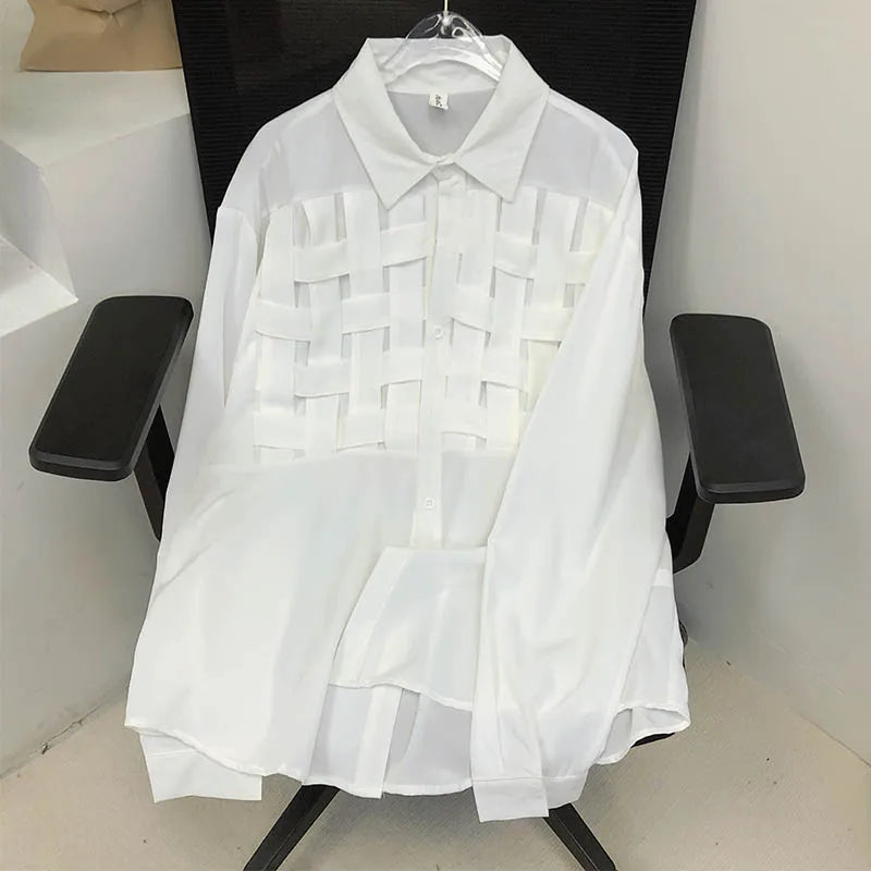 Folded Fashion Business Men Shirt with accessories