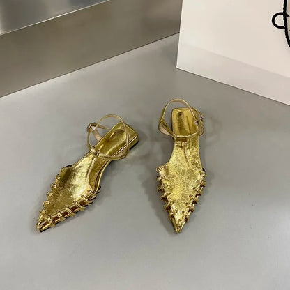 Casual Flats Pointed Toe Sandals