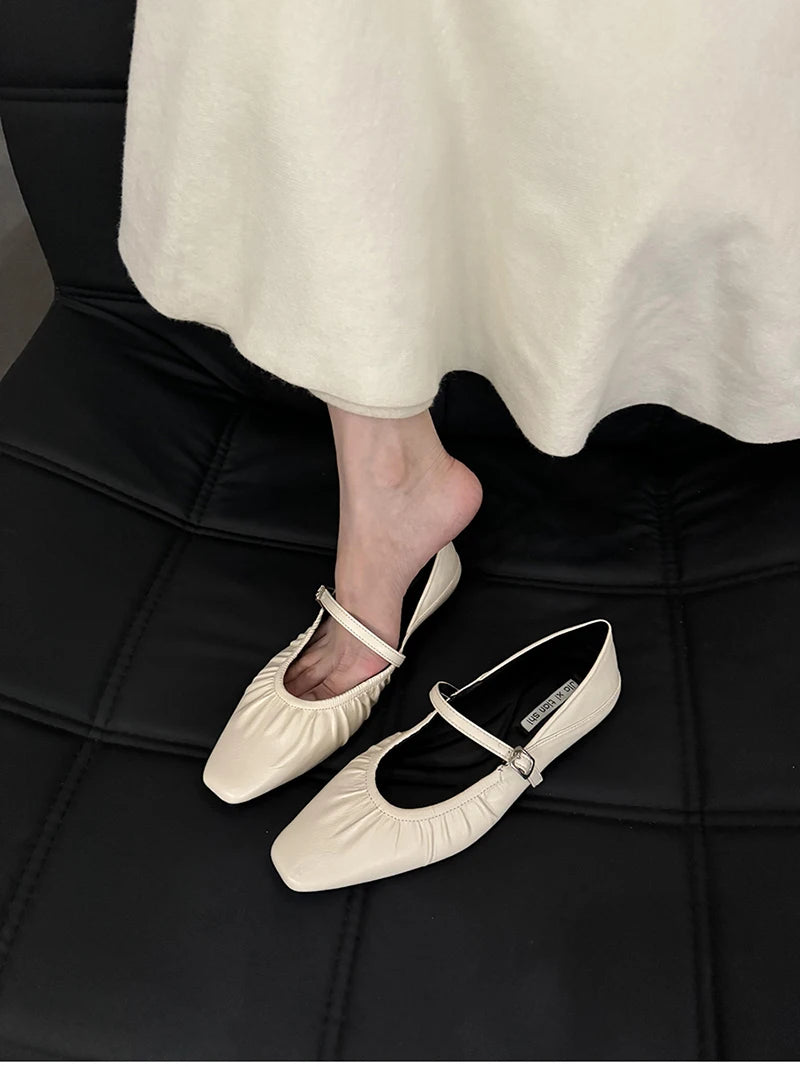 Silver Mary Jane Comfort Shoes