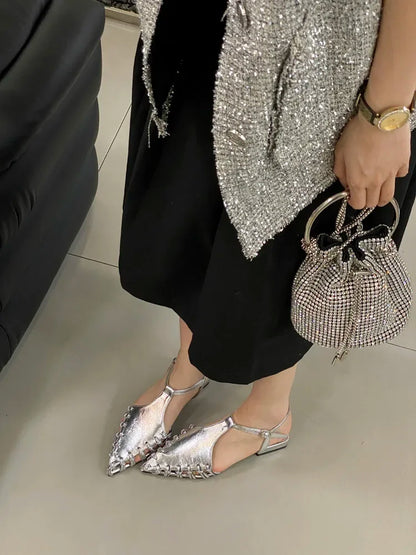 Casual Flats Pointed Toe Sandals