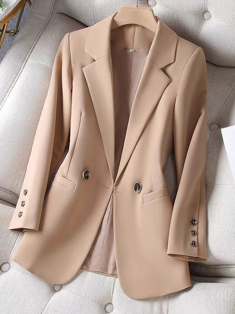 Women's Blazer Coat Office Streetwear Style
