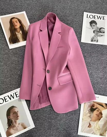 Blazer Coat for Women in Neutral Color
