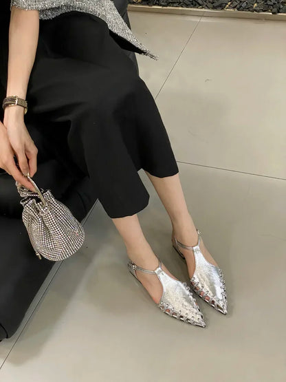 Casual Flats Pointed Toe Sandals