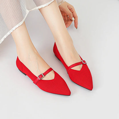 Stylish pointed toe flats for women
