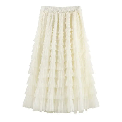 Perfectly tailored pleats and lace accents enhancing the feminine silhouette
