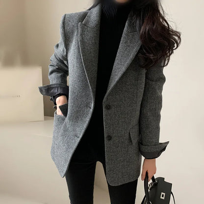 Warm Woolen Winter Jacket for Women