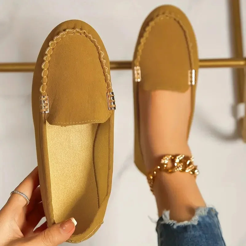 Chic Women’s Flat Loafers Shoes - Autumn Fashion Trend
