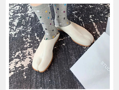 Trendy Japanese-inspired Split-Toe Loafers