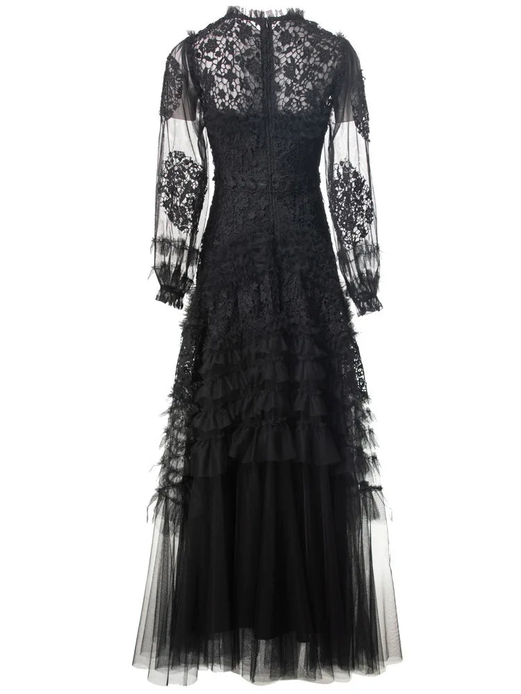 Designer Ruffles Dress