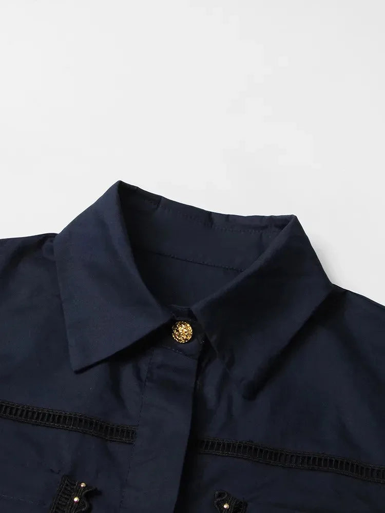 Elegant French 2-Piece Cotton Set