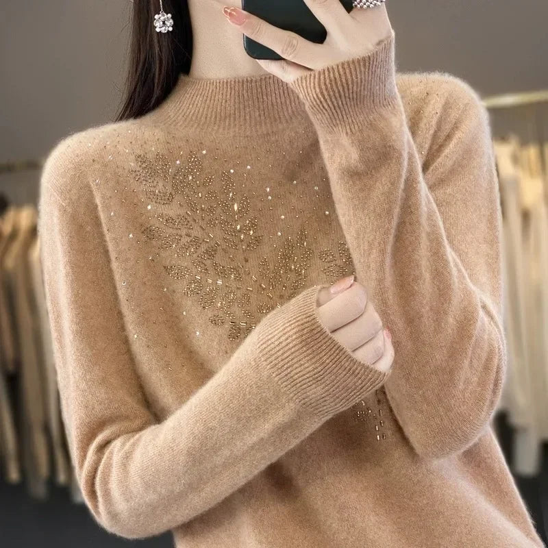 Cozy women’s sweater for autumn and winter
