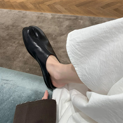 Trendy Japanese-inspired Split-Toe Loafers