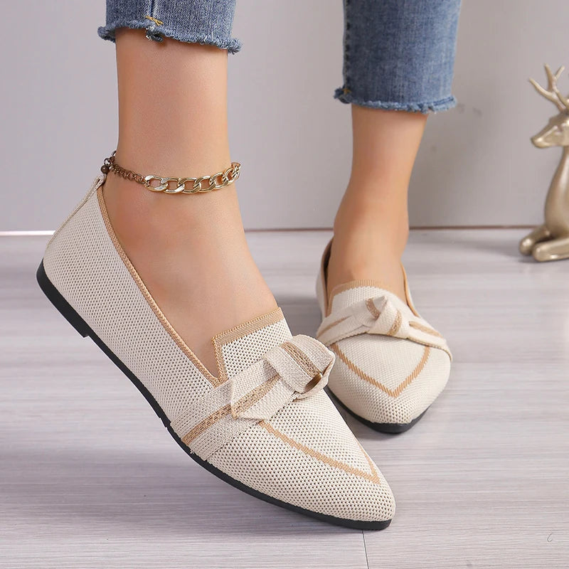 Fashionable loafers ballet flats for women’s wardrobe.