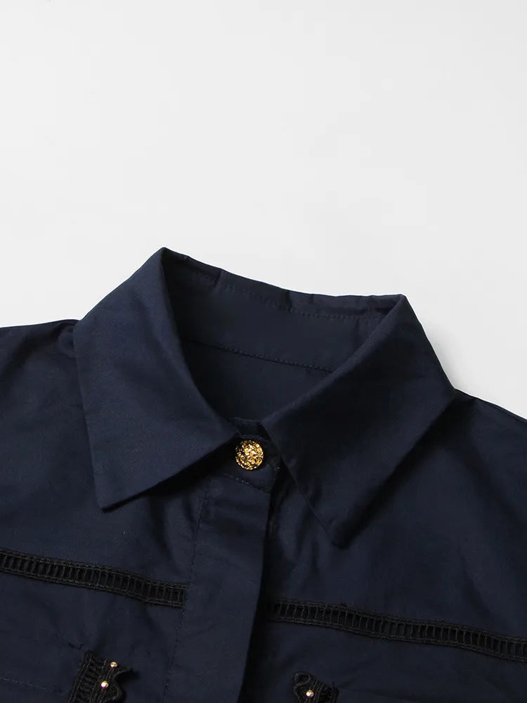 Elegant French 2-Piece Cotton Set