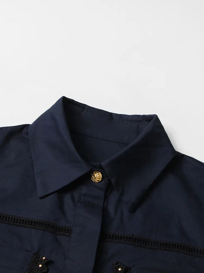 Elegant French 2-Piece Cotton Set