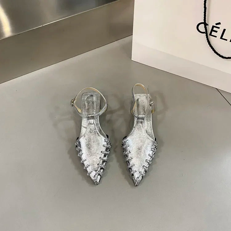 Casual Flats Pointed Toe Sandals