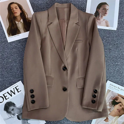 Stylish Women's Blazer Coat with Slim Fit
