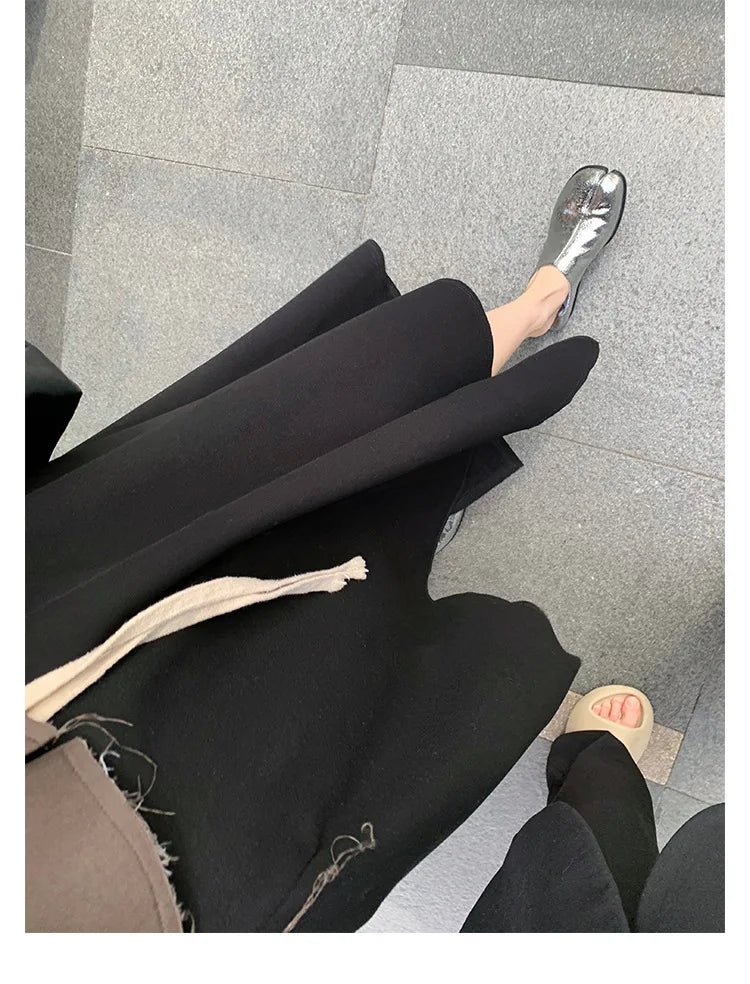 Trendy Japanese-inspired Split-Toe Loafers