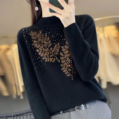 Classic v-neck sweater for women
