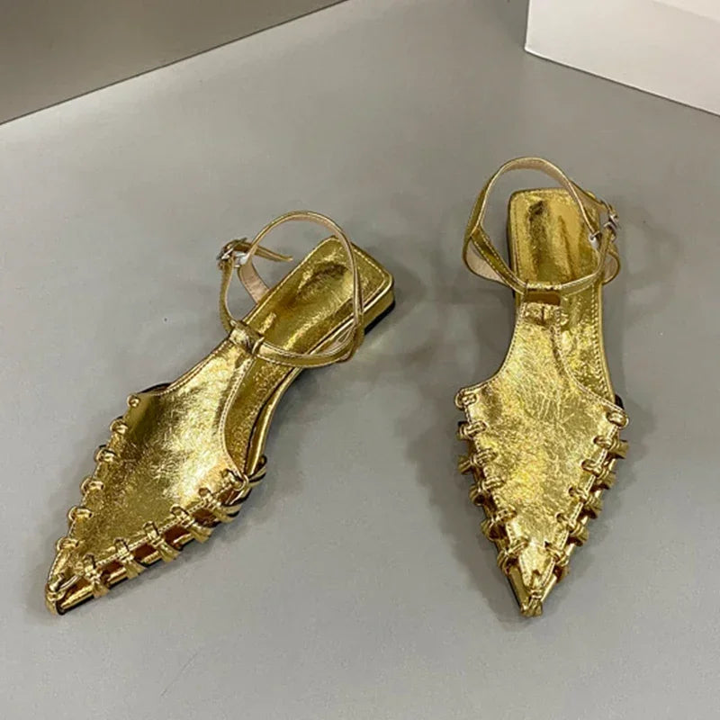 Casual Flats Pointed Toe Sandals