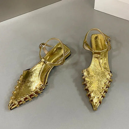 Casual Flats Pointed Toe Sandals