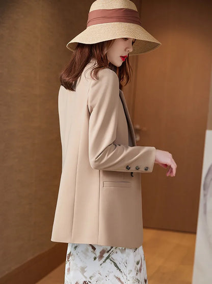 Casual Chic Long Sleeve Blazer for Women
